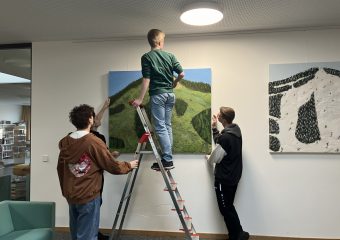 Sport-Natur-Kunst – Neue Bilder für den B-Bau