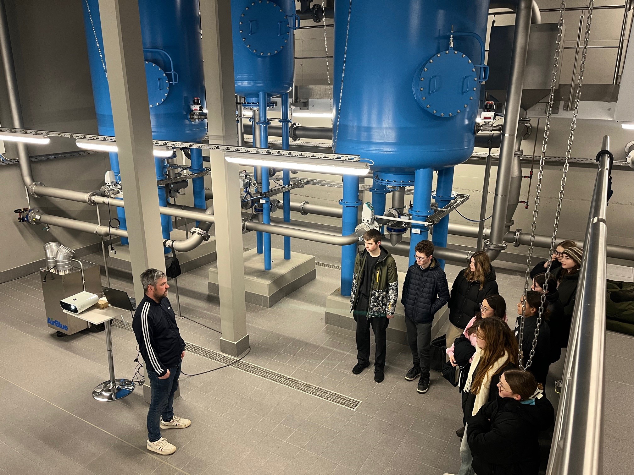 Wasser marsch! – Der Geo-Leistungsfach-Kurs im Wasserwerk Brendlorenzen